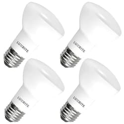 LUXRITE BR20 LED Bulb, 45W Equivalent, 3000K Soft White, Dimmable, 460 Lumens, R20 LED Flood Light Bulb 6.5W, Energy Star, Damp Rated, E26 Base, Perfect for Recessed and Track Lighting (4 Pack)