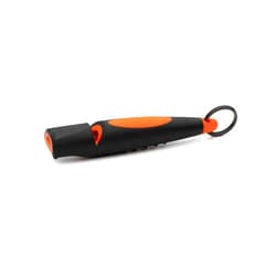ACME Alpha 211.5 Professional Dog Training Whistle with Enhanced Ergonomic Grip. BPA-Free Plastic. 110 dBA. Long Range. Standardized Frequency. Weatherproof. Made in The UK (Black on Day Glow Orange)