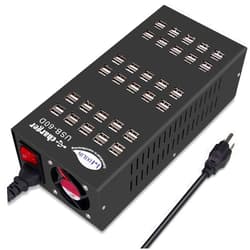 MIXILIN 60 Ports USB Charging Station with Intelligent Protection, Multi-Port USB Charging Station Organizer for Hotel School Shopping Malls