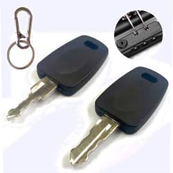 Celeyearnirs 2 Keys for TSA007 TSA002 Master Luggage Keys,Universal Approved TSA007 TSA002 Luggage Suitcase Password Locks 007key