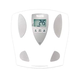 Tanita UM-081 Body Fat & Body Water Monitor Scale - Digital Weight & BMI Analyzer - 330 lb Capacity - 2 User Memory - Guest Mode - Japan Technology