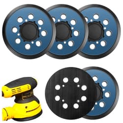 ROTESONNE 5 Pack Replacement Sanding Pads for Dewalt 5 inch 8 Hole Hook and Loop DWE64233 & N329079 Orbital Sander Backing Pad Replacement Parts Compatible with DWE6421-B2 DWE6421-B3 DWE6423/6423K DWE6421/6421K