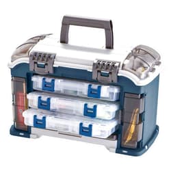 Plano Angled Tackle System with Three 3560 Stowaway Boxes, Fishing Tackle Storage, Premium Tackle Storage