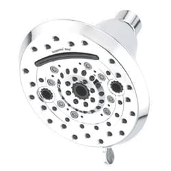Oxygenics Amp Chrome Fixed Shower Head 1.8-GPM (6.8-LPM)