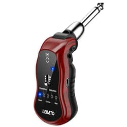 LEKATO Electric Guitar Headphone Amp, Micro Guitar Headphone Amplifier for Electric Guitar & Bass Rechargeable Headphone Amp Guitar Practice with 5 Effects(Clean Chorus Overdrive Distortion and Wah)
