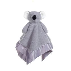 Apricot Lamb Stuffed Animals Soft Security Blanket Gray Koala Infant Nursery Character Blanket Luxury Snuggler Plush(Gray Koala, 14 Inches)
