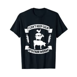 County Fair and Livestock Apparel Co. Fun State and County Fair Show - Farm Animal Showing Quote T-Shirt
