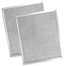 Fetechmate 97006931 BP29 Range Hood Grease Filter Compatible with Br-oan Nu-tone BP29 NY NV Series Range Hood S97006931 Aluminum Filter Replace 1172137, 5-3078, 88150, 99010121-10.5 x 8.75in - 2 PACK