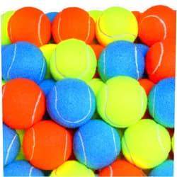 Gonioa 30 Pcs Bulk Tennis Balls for Dogs, 2.5 in Small Dog Balls for Small Breed, Medium, Large, Tennis Suited Beginner and Walker (Multicolor)