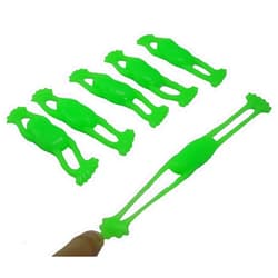 Yabber Teen Boys Party Favors [Green Flying Frogs] Safe Stretchable Gel [Sticks to the Wall] Sling Shot Froggy [24 Count] for Teens Age 15+ - Birthday Frog Fight
