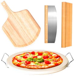 Gyreuni 5 PCS Round Pizza Stone Set, 13