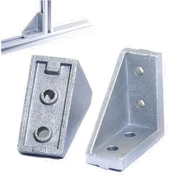 Boeray 20pcs 2040 Outside Corner Bracket Gusset for 2020 Series 20x20mm Aluminum Extrusion Profile with Slot 6mm