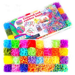 TSLBW Loom Bands Refill Kit 2000+ Colorful Rubber Bands in 32 Colors Twist Bands with S Clip for DIY Bracelet Making Handmade Bracelets Friendship Bracelet Kit