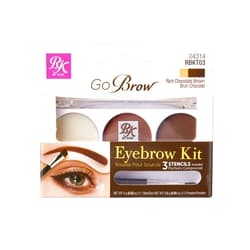 Ruby Kisses Go Brow Eyebrow Kit RBKT03 (Rich Chocolate Brown)