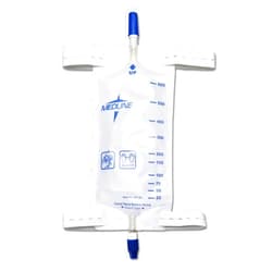 Medline DYND12574H Leg Bags with Twist Valve, Medium