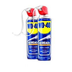 WD-40 Original Formula, Multi-Use Product, EZ-REACH Flexible Straw, 14.4 OZ [Twin-Pack]