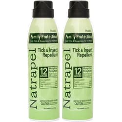 Natrapel Tick & Insect Repellent Eco-Spray - Bug Spray with 20% Picaridin - Family Protection Against Mosquitoes, Ticks & More - Up to 12 Hours of Protection - 6 oz (2 Pack)
