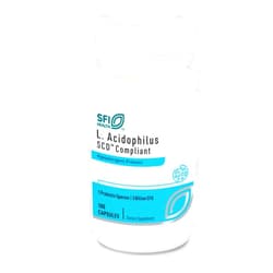 Klaire Labs L. Acidophilus - 3 Billion CFU Lactobacillus Probiotic, Pure SCD Compliant Formula for Men & Women, Hypoallergenic & Non-Dairy (100 Capsules)