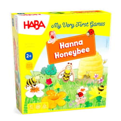 HABA My Very First Games - Hanna Honeybee - 2 Cooperative Color Games & Learning Toys for Toddlers 2-4 Years, Preschool Kids Games (Made in Germany)