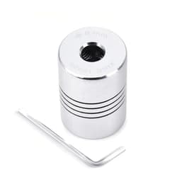 XIKE 1PCS 6mm to 7mm Shaft Coupling 25mm Length 19mm Diameter Stepper Motor Coupler Aluminum Alloy Joint Connector for 3D Printer CNC Machine DIY Encoder