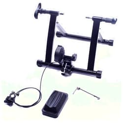 BalanceFrom Bike Trainer Stand Steel Bicycle Exercise Magnetic Stand with Front Wheel Riser