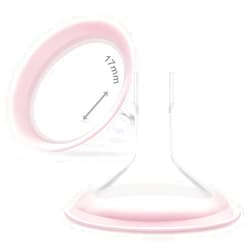 Maymom 17mm Maymom MyFit Shields, Pano Series; Compatible with Medela Breast Pump- PersonalFit, Freestyle, Harmony, Maxi, Freestyle Flex Connector; Connect to Maymom Widemouth/Narrow Connector, 2pcs