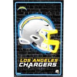 Trends International NFL Los Angeles Chargers - Neon Helmet 23 Wall Poster, 13