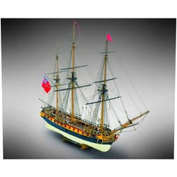 Mamoli MV58 - Surprise - Wood Plank-On-Frame Ship Model Kit - Length: 844 mm (34