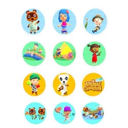 Cakecery Animal Crossing Edible Image Cupcake Cookie Topper 2