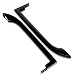 LZTTYPTBH Replacement for fits ERP 5304506471 for Frigidaire Refrigerator Freezer Black Door Handle Set
