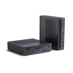 MINISFORUM MS-A1 Workstation Barebone Version Without CPU/RAM/SSD/OS, HDMI/DP/USB-C Triple Display Mini PC, 2x2.5G LAN Port, 4X PCIe SSD Slot, Support AMD AM5 Socket CPU/Discrete Graphics Cards