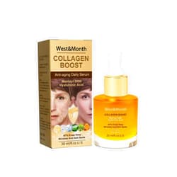 Grospe Collagen Boost Anti-Aging Serum, Collagen Peptide Anti-Wrinkle Serum, Collagen Face Serum For Skin Tightening Helps Lift, Plump, & Firm Sagging Skin, Serums For Skin Care, Anti Wrinkle Boost