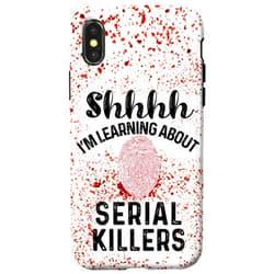 True Crime Gifts For Women True Crime Podcast Serial Killer Documentary Murder Podcast Case for iPhone X/XS