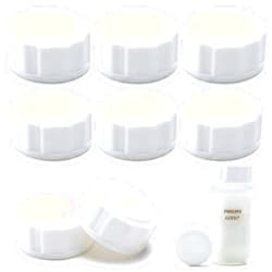 CHUBBIEE Travel and Storage Bottle Cap Compatible with with Philips Avent Natural & Anti-Colic Baby Bottle, Leak-Proof Lid, Easy-to-Clean, BPA-Free Reusable Cover for Freezing & Transport, 6-Pack