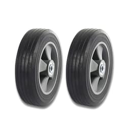 JYshuanghao (2- Pack) Run-Flat Solid Rubber Replacement Tire 8