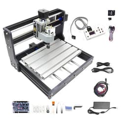 CNCTOPBAOS Upgrade CNC 3018-PRO 3 Axis DIY Mini CNC Router Kit with GRBL Remote Control Offline Controller PVC PCB Acrylic Plastic Wood Cutting Engraving Carving Milling Machine