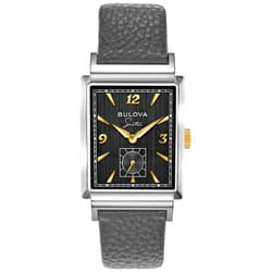 Bulova Men's Frank Sinatra My Way Leather Strap Watch
