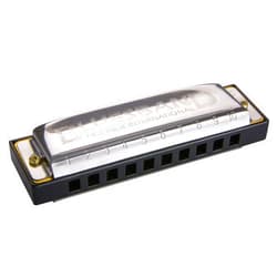 HOHNER Blues Band Harmonica, Key of C, Chrome (1501BX)