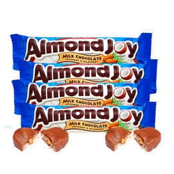 LYZA'S SWEETS & TREATS Almond Joy - Coconut Almond Candies - Full Size Bars - Pack of 4, 1.61 oz. Bars By Lyza's Sweets & Treats