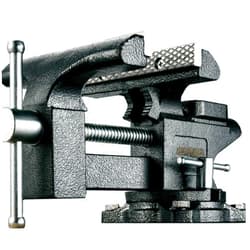 GOEHNER's [Upgraded] Bench Vise 6” - Table Vice For Workbench, Utility Vise with Heavy Duty Cast Iron, Multi-Jaw, 270 Degree Swivel Base, Larger Anvil, Easy Adjustment for Woodworking, Workshop DIY Uses