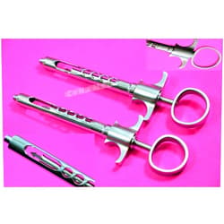 Cynamed Premium German -Dental Syringe Aspirating 1.8ml Cartridge Auto Passive anesthetic Syringe Dental Instrument Self-Aspirating Syringe-Dental Syringe anesthetic (Set of 2 Each)
