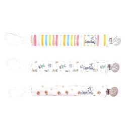 Copper Pearl Binky Clip Set 'CoComelon Friends' (Pack of 3)