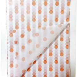 MORANTI Rose Gold Dots Bulk Tissue Paper Gift Wrap - 25 Sheets 19.7