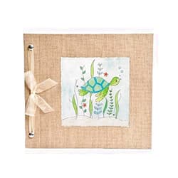 Hugs and Kisses XO Beautiful Baby Memory Book Keepsake, Hugs and Kisses XO, Baby Unisex, Sea Turtle, Baby Journal and Photo Album