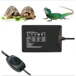 CCPWM Waterproof Reptile Warmer Mat Pad，Reptile Heating Pad with Temperature Adjustment, Aquarium Tortoise Terrarium Tank Heating Mat for Lizard/Spider/Frog/Snake/Plant (Size : 23W(20X30CM))