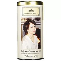 The Republic of Tea Downton Abbey Lady Cora's Evening Herbal Tea, 36 Tea Bags, Gourmet Chamomile Tea Lady Cora's Evening Tea 36 Count (Pack of 1)