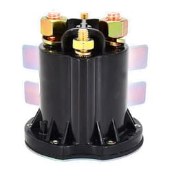 Notonparts 684-1261-212 12 Volt Solenoid Starter Solenoid Switch Relay Compatible with Trombetta 12 Volt PowerSeal DC Contactor Solenoid 684-1261-212 684-1251-212, 4 Terminal Current 150A Max 800A