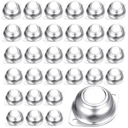 Gisafai 30 pcs 1 Inch Roller Ball Transfer Bearing Nylon Round Ball Transfer Unit Universal Ball Casters for Conveyor Roller Stand Transmission System Furniture