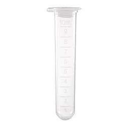 Zoomto 10ml Microcentrifuge Tubes 200PCS,Centrifuge Tubes with Attached Lid,Clear Round Micro Centrifuge,Small Sample Bottle Vials Container for Lab,Plastic Lab Snap Tubes,Clear Graduation