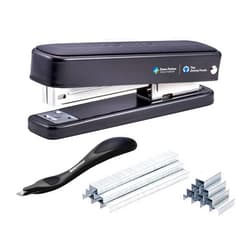 Bostitch Titan Heavy Duty Metal Stapler, 50 Sheet Capacity with 1250 Staples and Ergonomic Staple Remover, Jam Free Stapling, Full Strip Stapler for Desk, Office and Classroom, Black